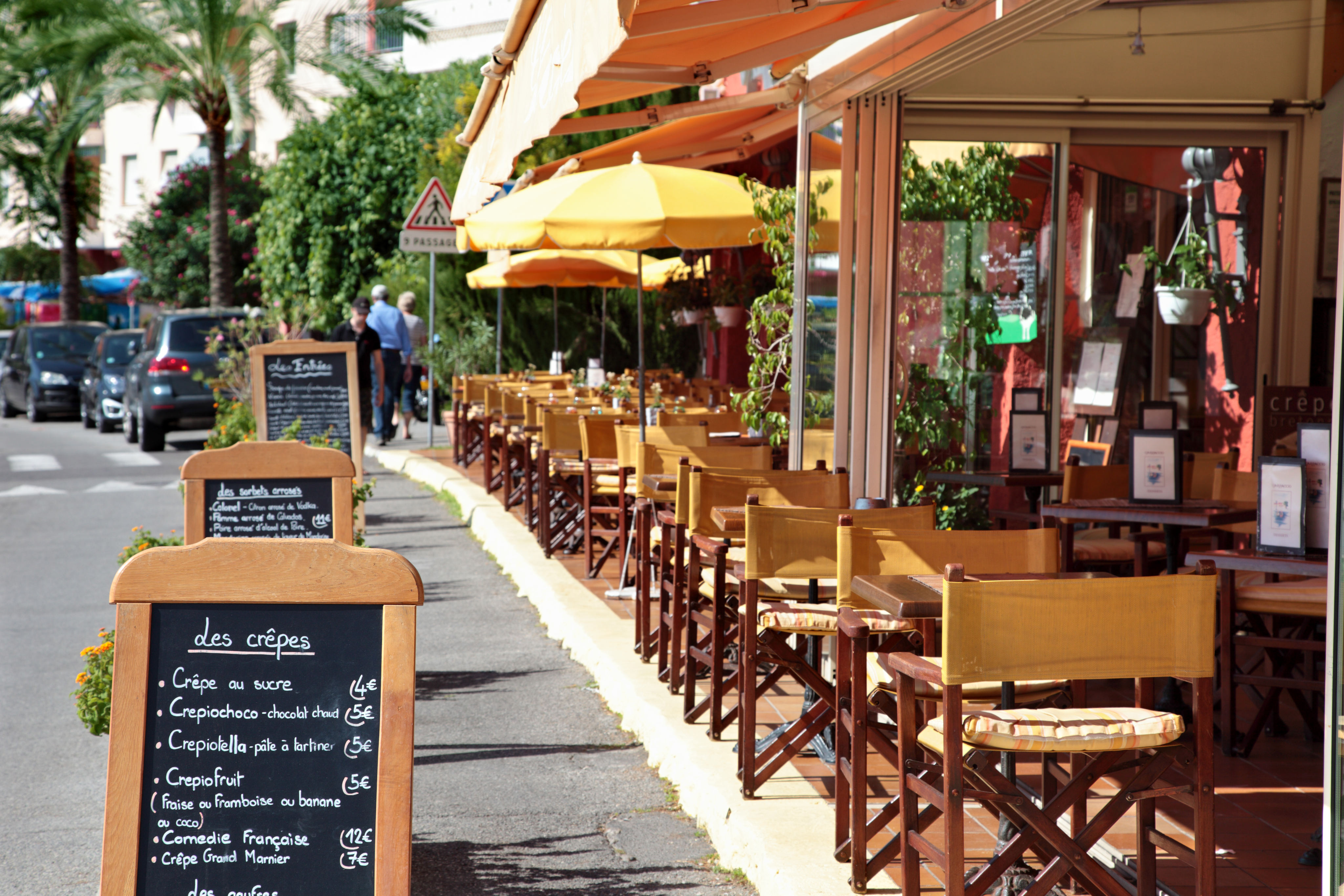 Restaurant menu